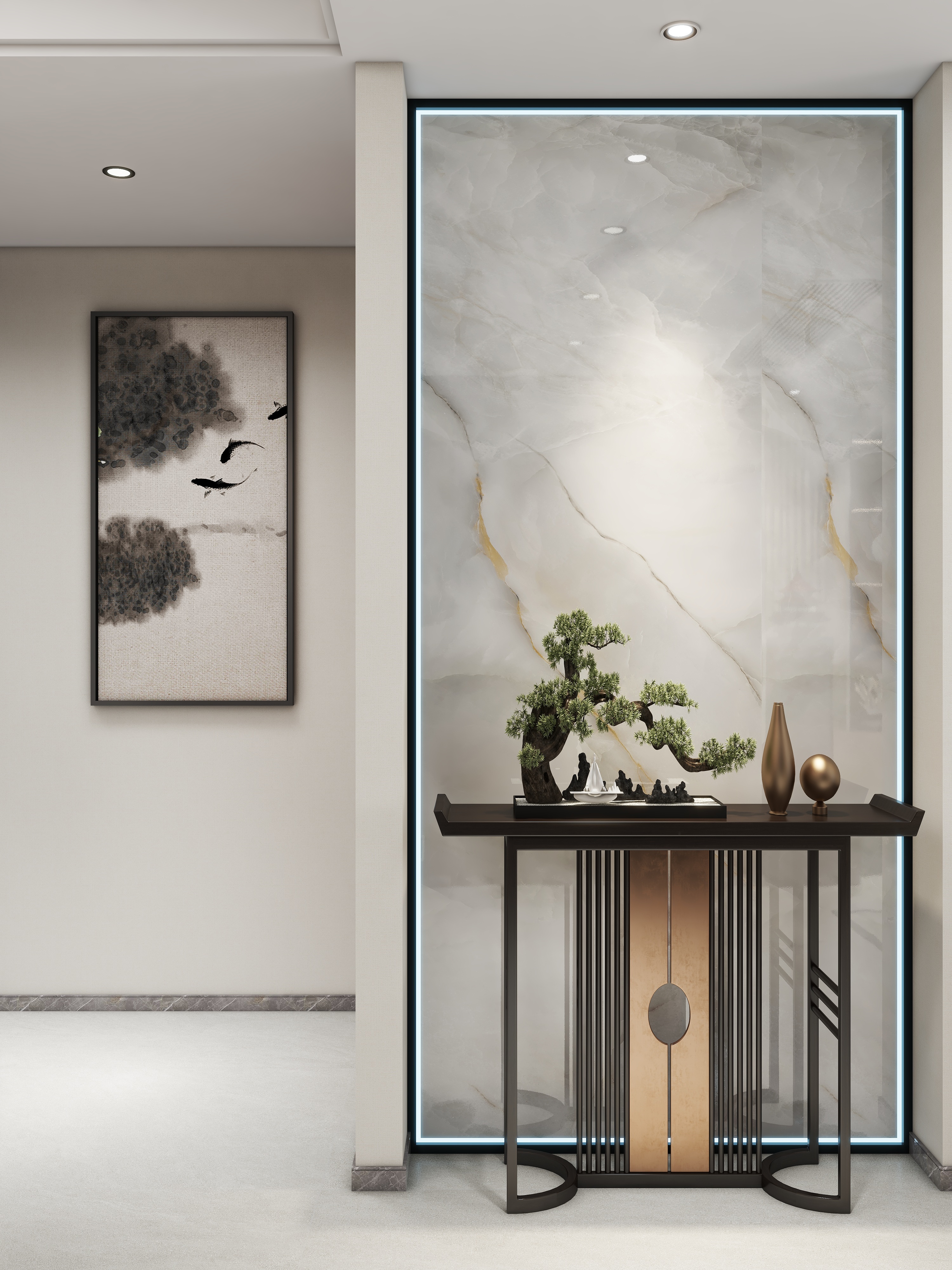 孙雪飞0510-115㎡平层现代中式-装修设计方案