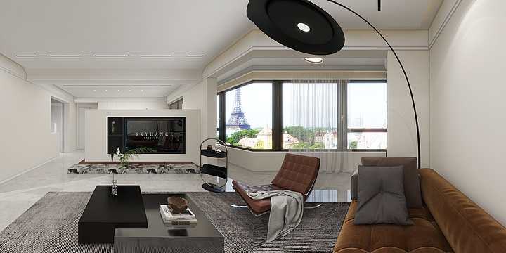 小米粥SU-锦呈-铂金世家13-2-801-装修设计方案