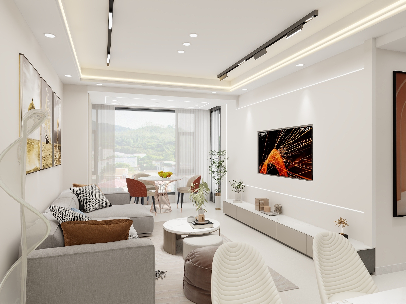 追求66-89㎡3室-装修设计方案