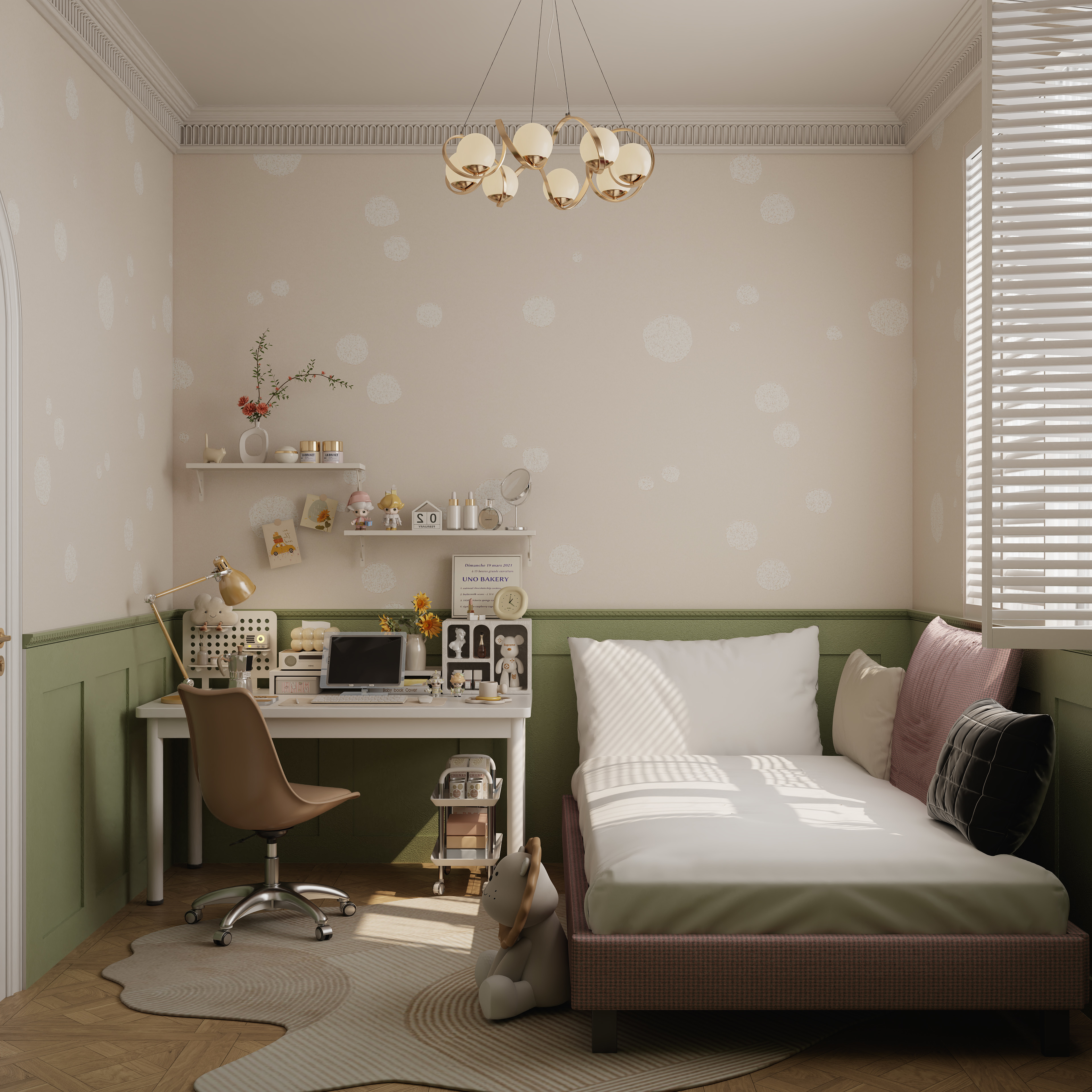 曲靖邦你郎易装修-奶油中古法-副本-装修设计方案