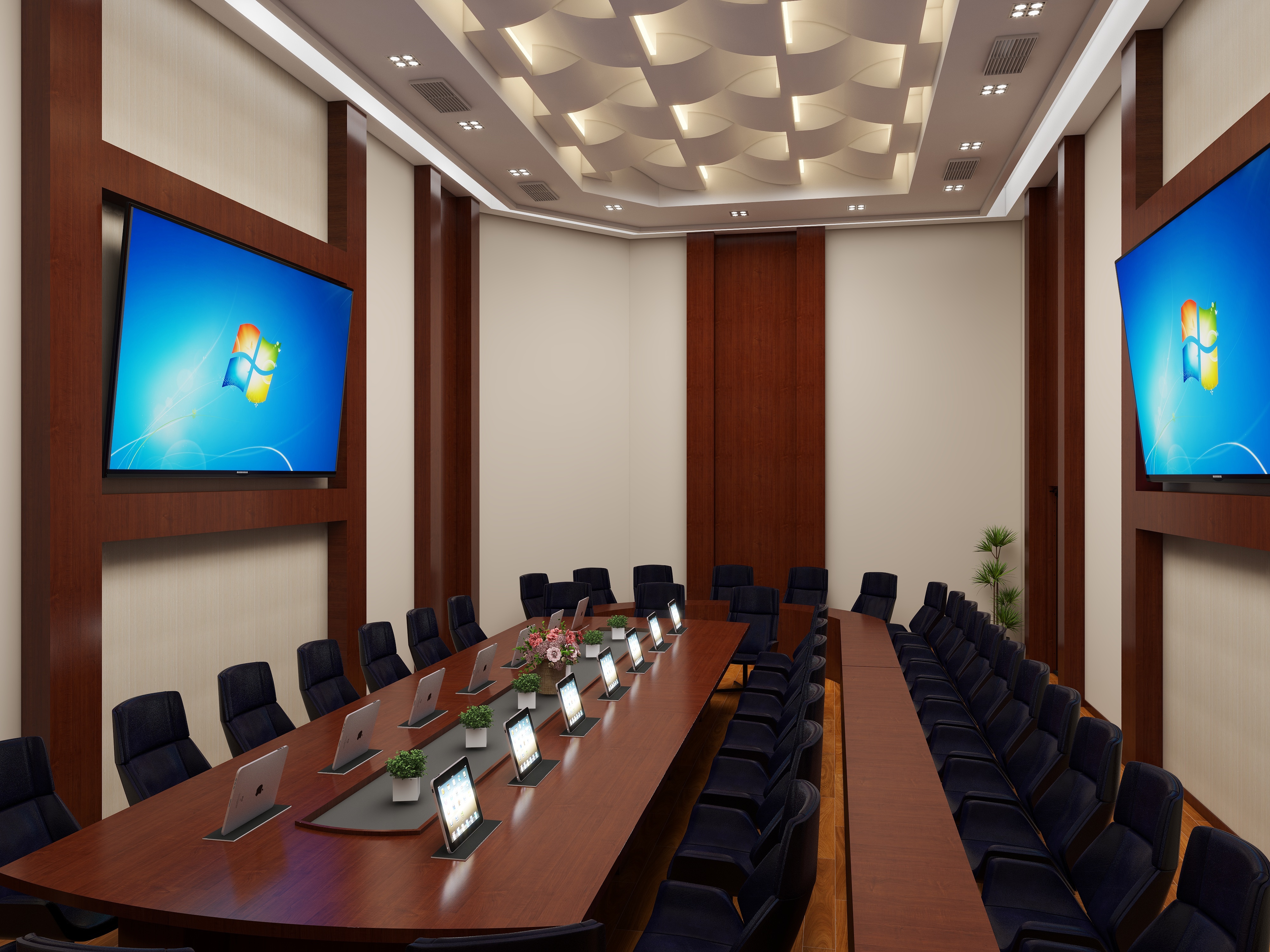 老马13339790109-电信会议室-装修设计方案