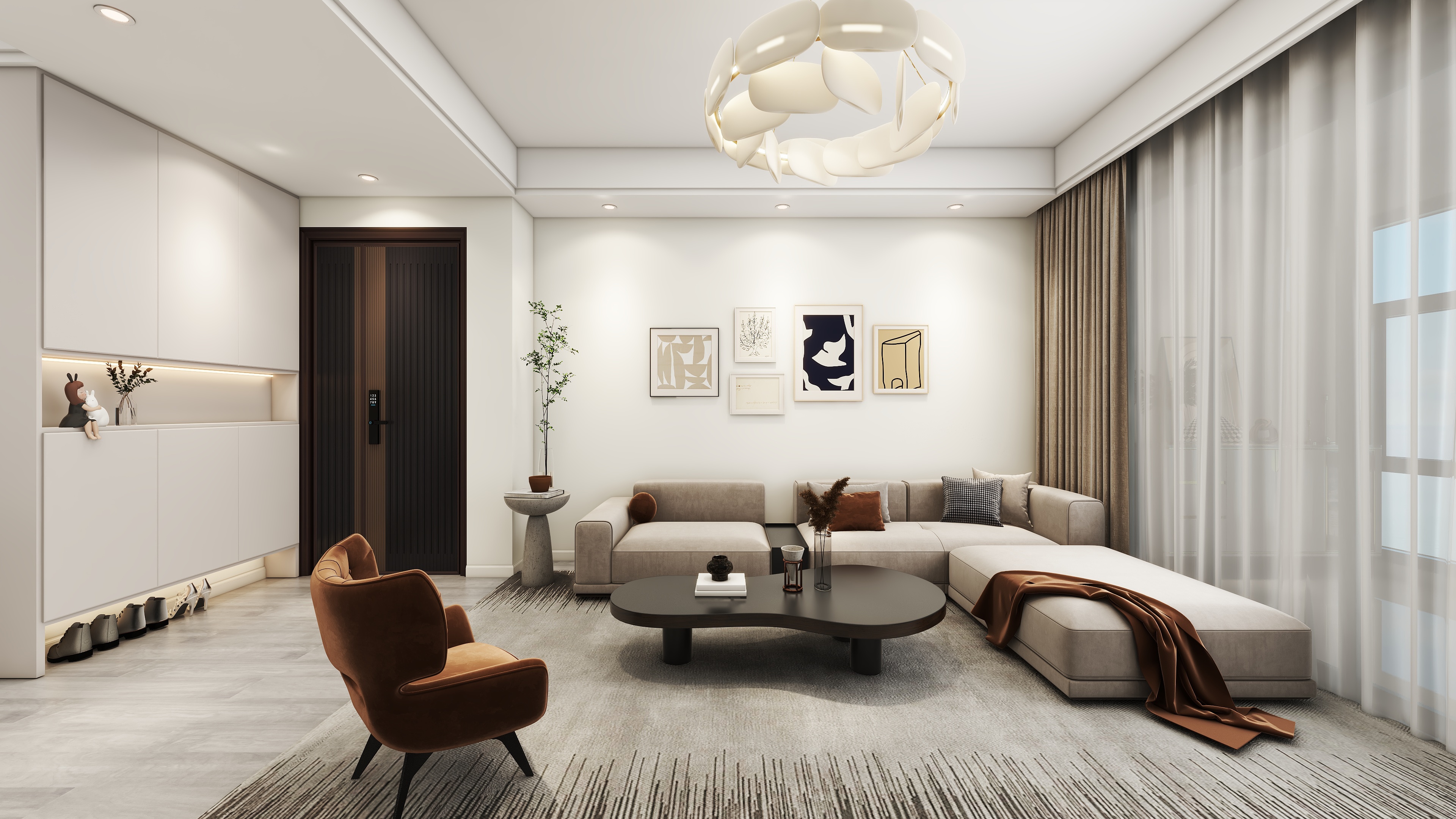 赵君-超现代小三房-装修设计方案