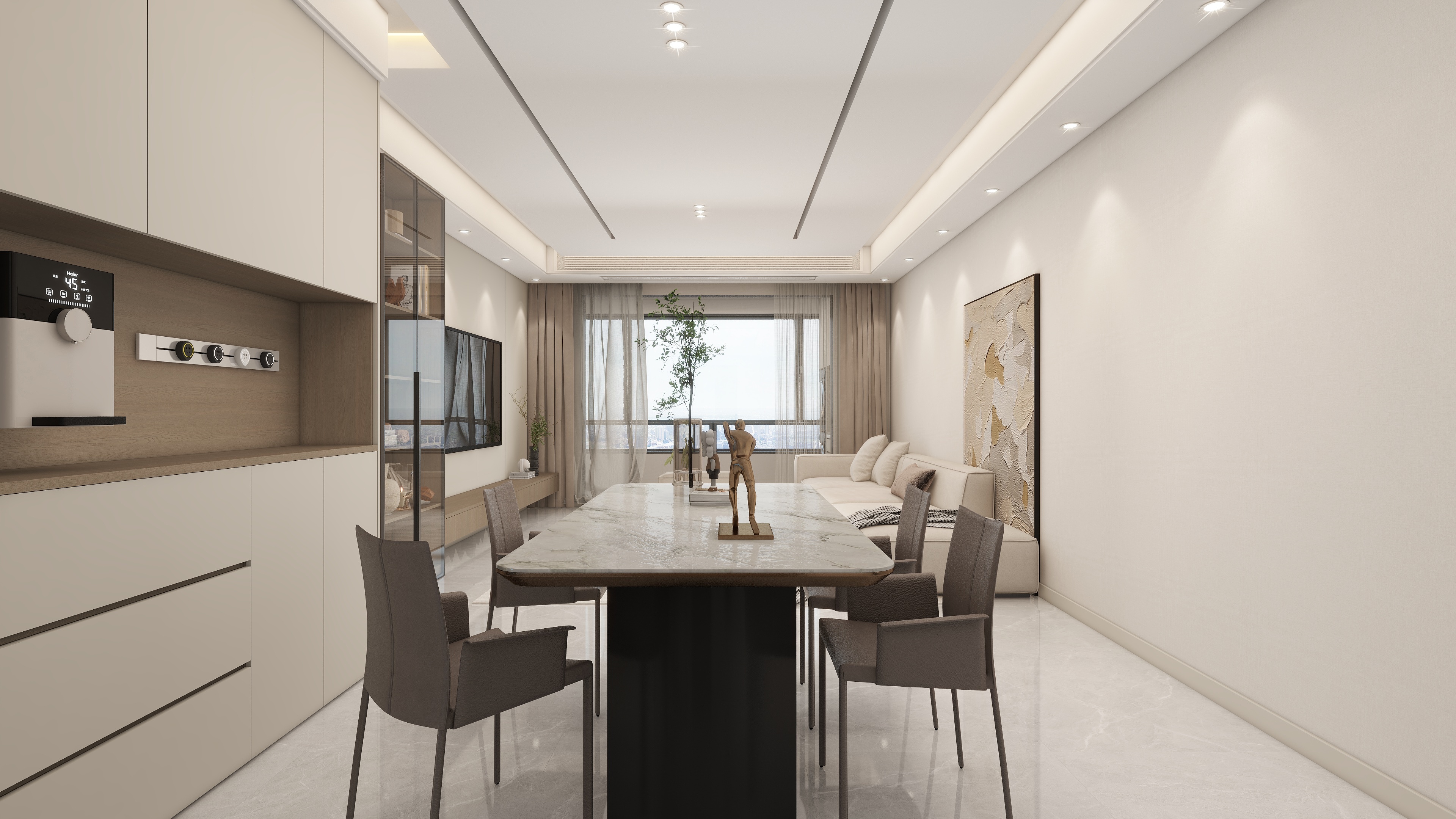 启航设计工作室-小区房110㎡3室-装修设计方案