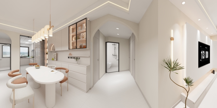 赵峰丨风尚设计-经纬新天地-装修设计方案