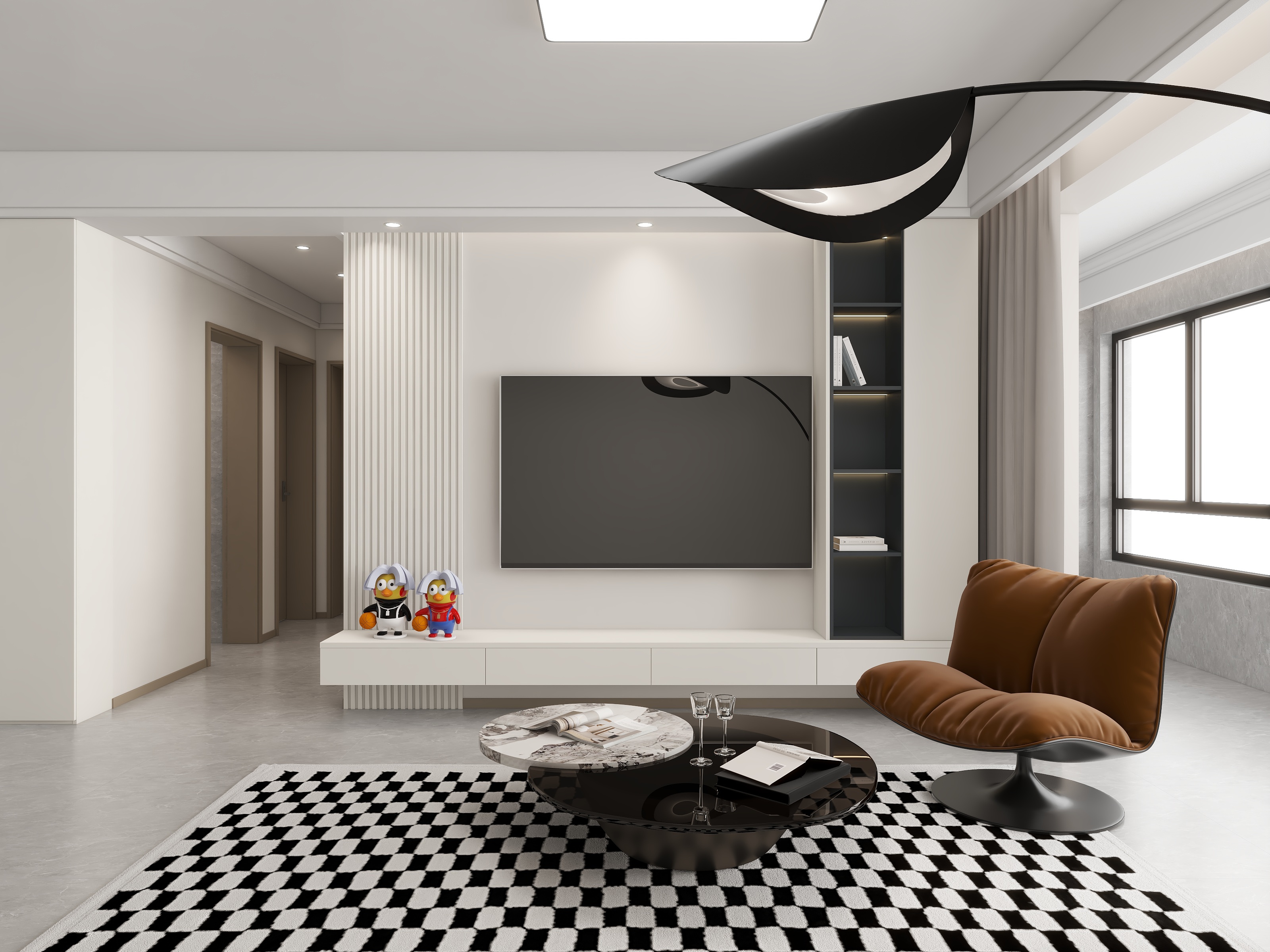 DP视觉表现-萃悦华府105.95m²三室-装修设计方案