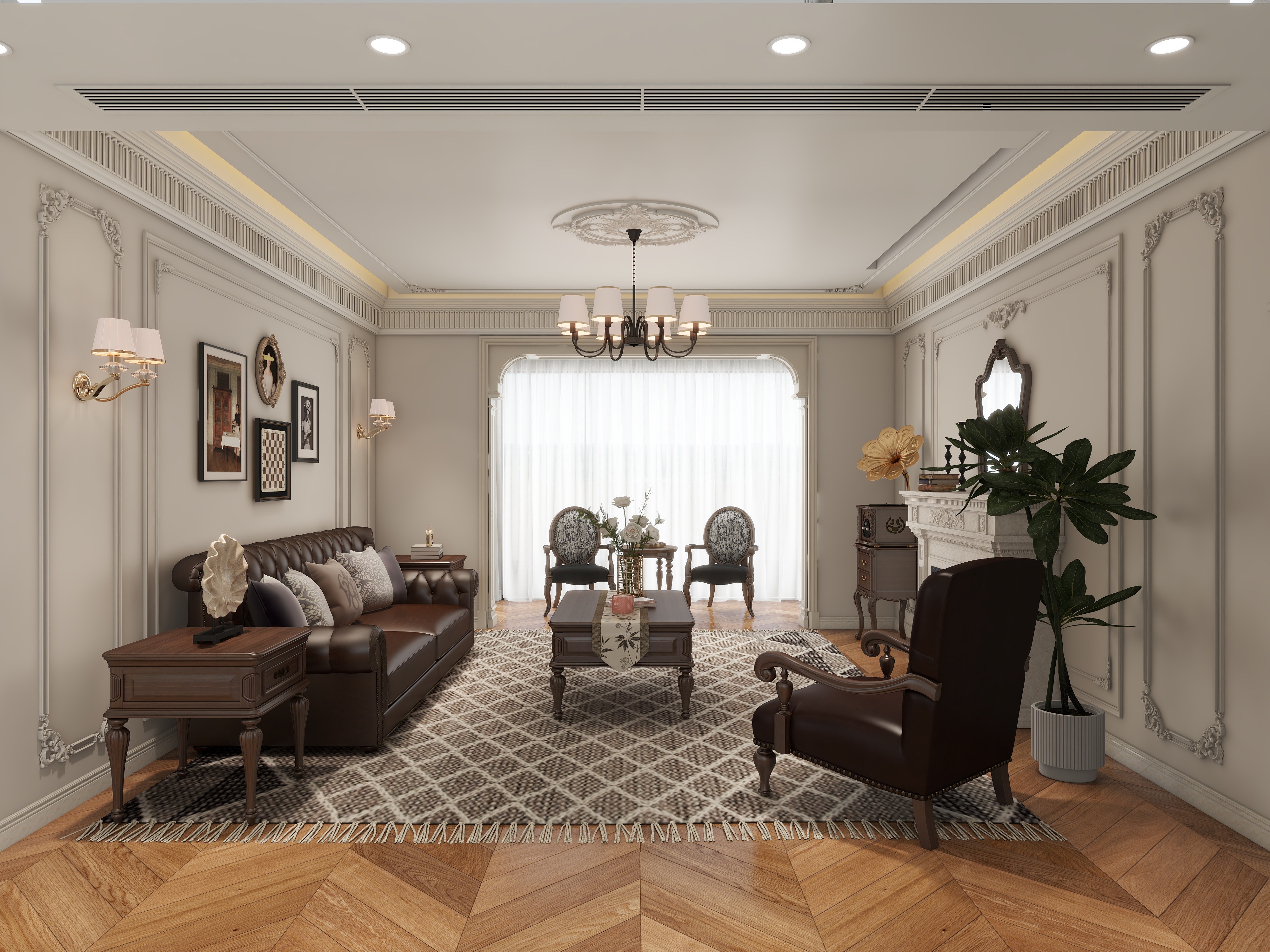 szddddddd-【优雅法式】-临摹案例2-装修设计方案