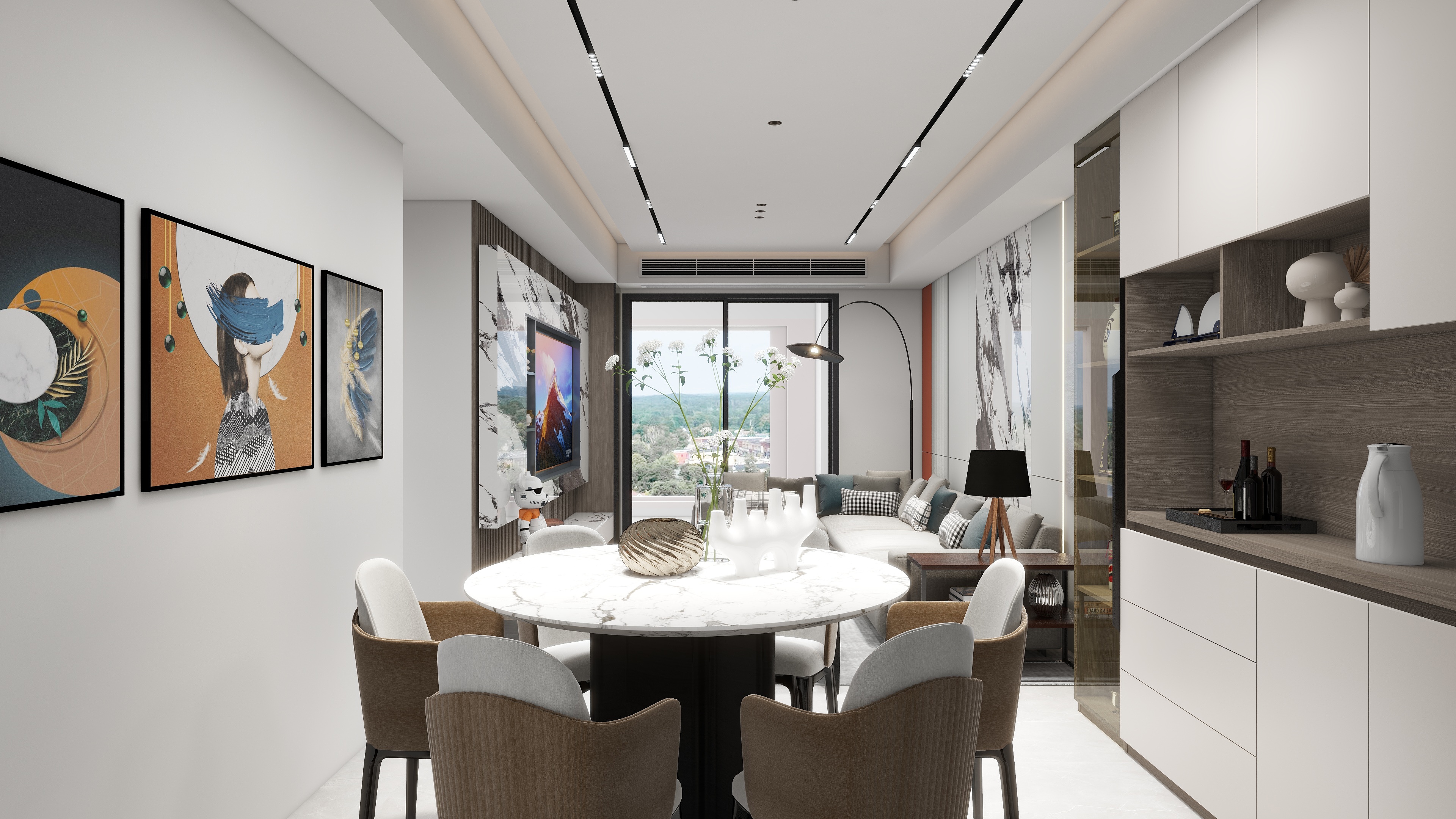 效果图志伟-碧桂园· 正央时代-装修设计方案