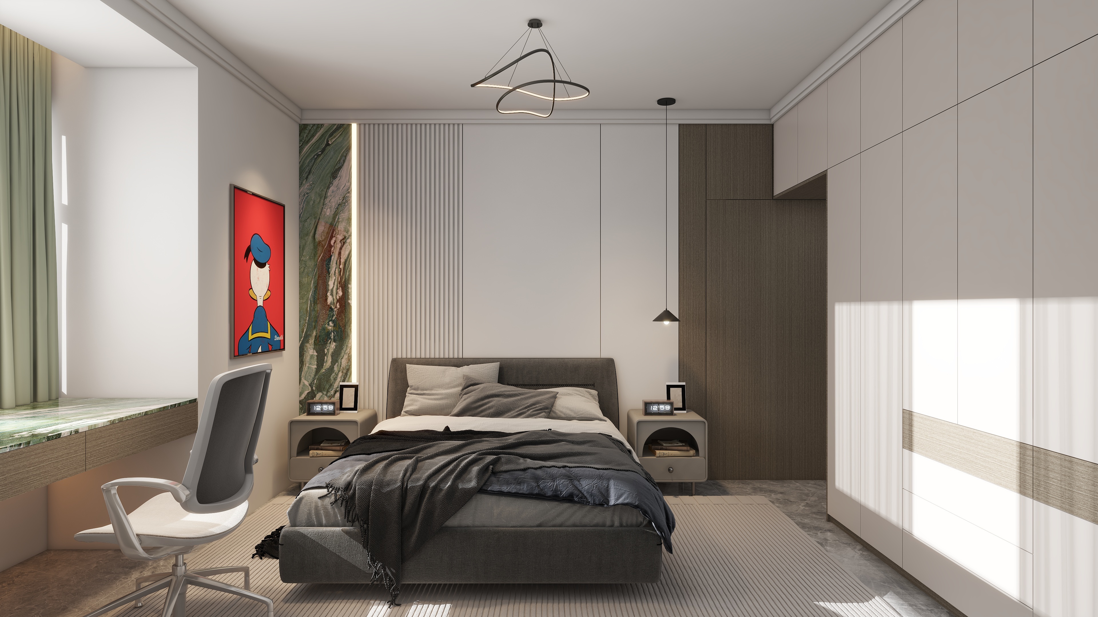 效果图志伟-龙岗万象天成-装修设计方案