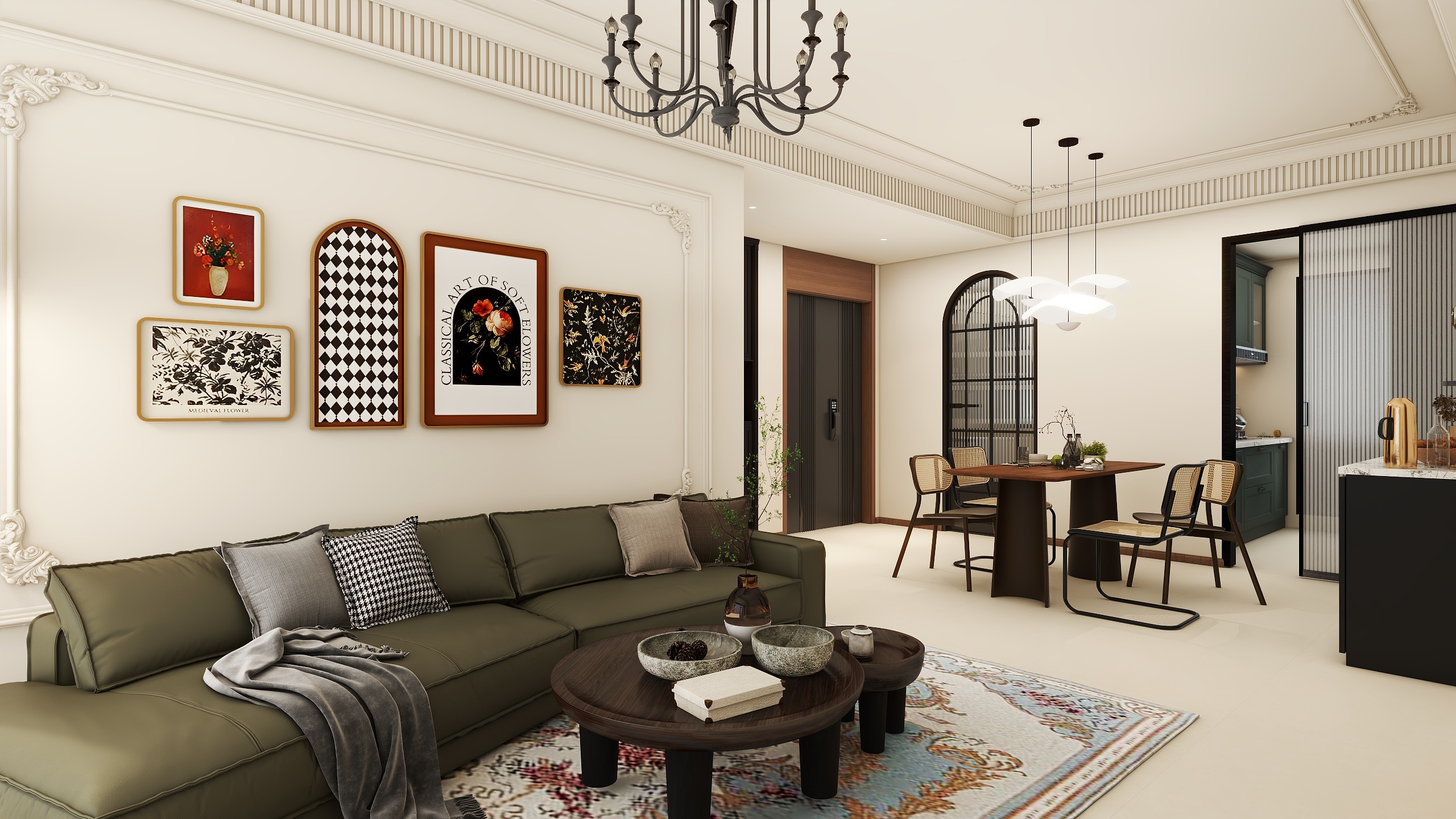 闵杰eu-法式中古风-装修设计方案