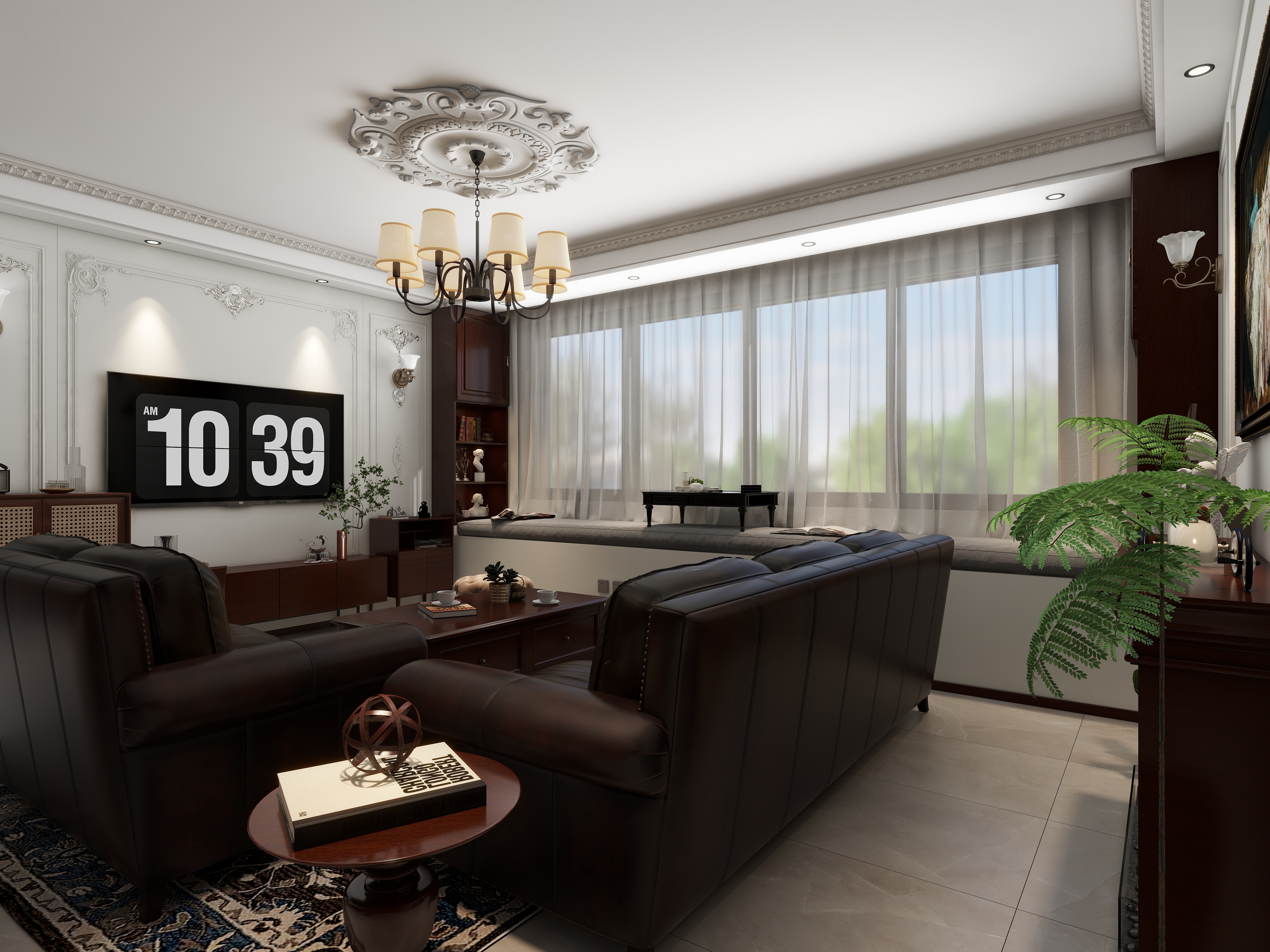 rouka-现代美式装修效果图