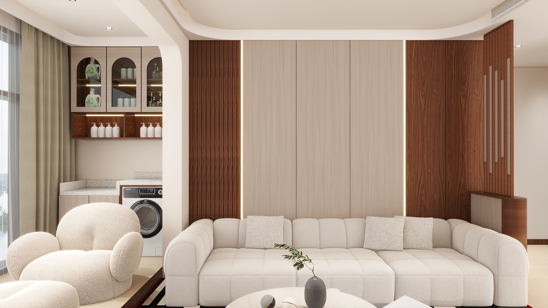 低调nItk-奶油风 100平4室2厅2卫-装修设计方案