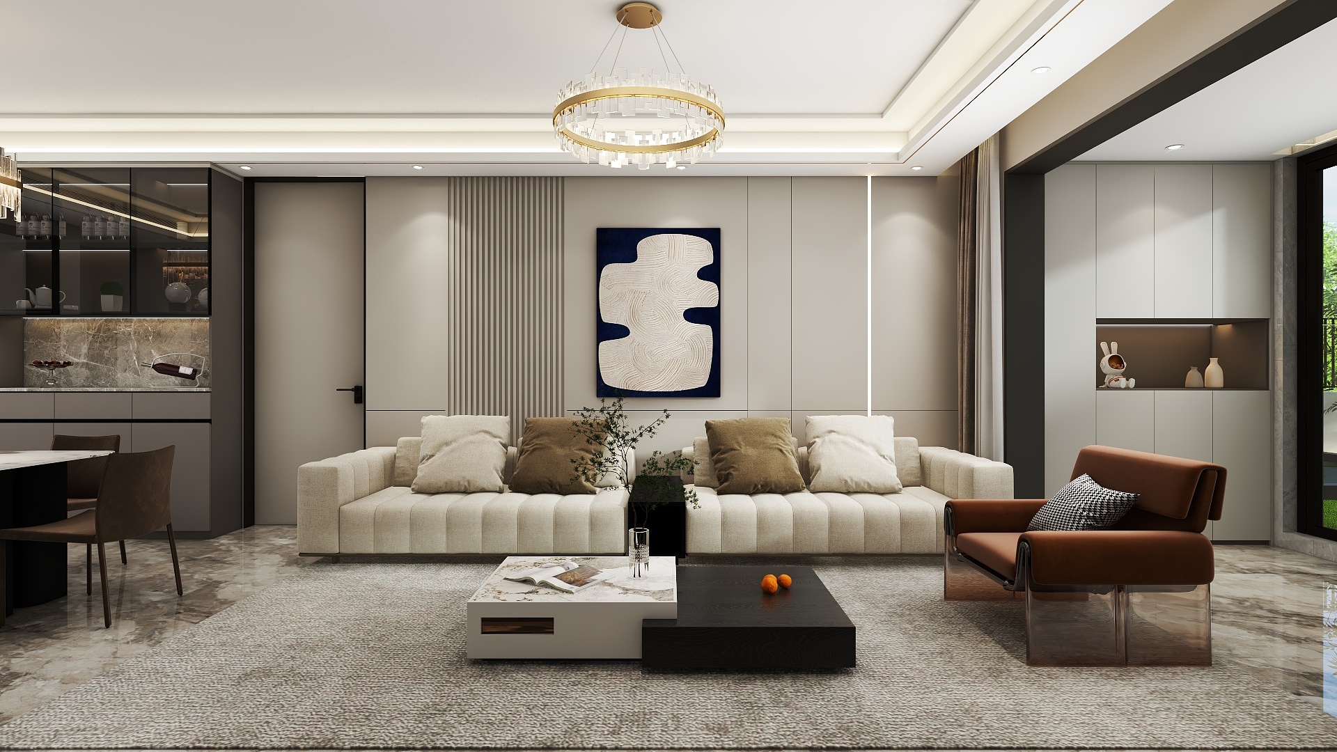 又见创造-132㎡4室装修效果图