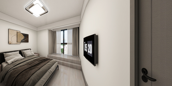 零度空间室内设计-太阳鑫城1-1003-装修设计方案