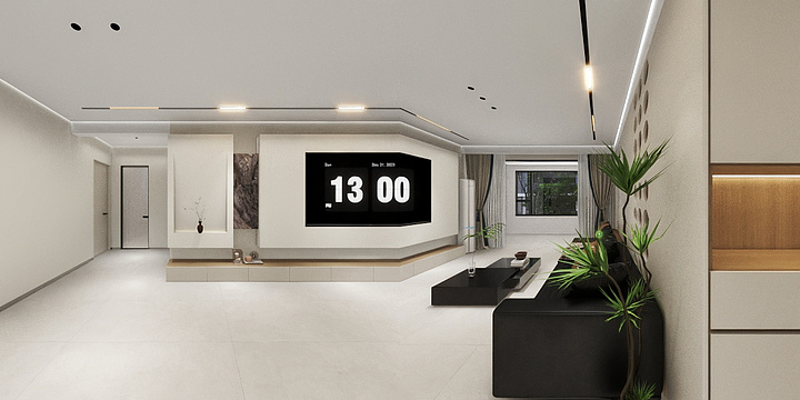 效果图设计18709281905-东湖和园8-1-90新中-装修设计方案