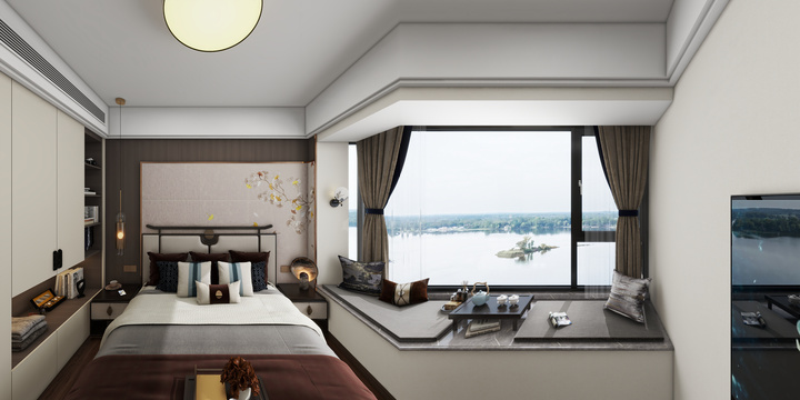 Minimalist Bedroom with Grey Tone Ideas