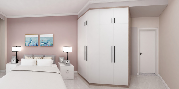 Minimalist Pink Bedroom Design Ideas