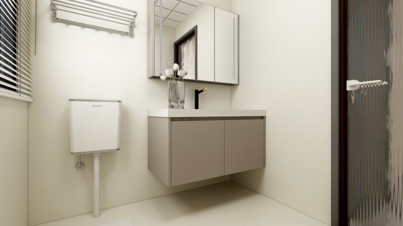 Modern Minimalist Bathroom with Elegant Touches