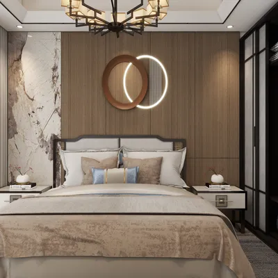 Contemporary Wood Tone Bedroom Design Ideas