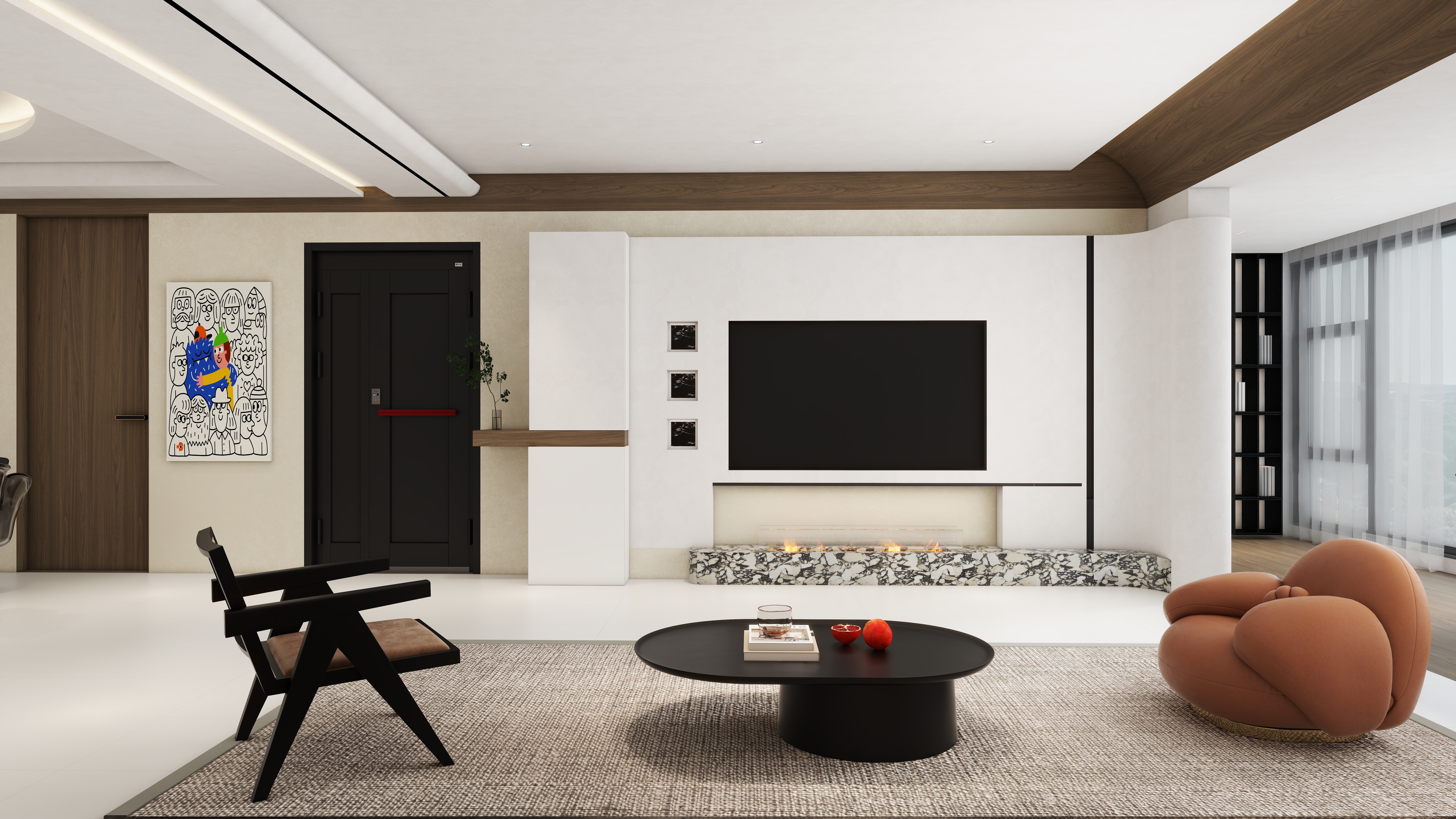 贵阳设计狮陈不烦-189㎡3室-（一见钟情）-装修设计方案