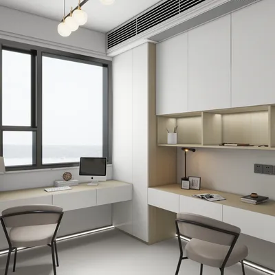 Minimalist Home Office with Study Vibes
