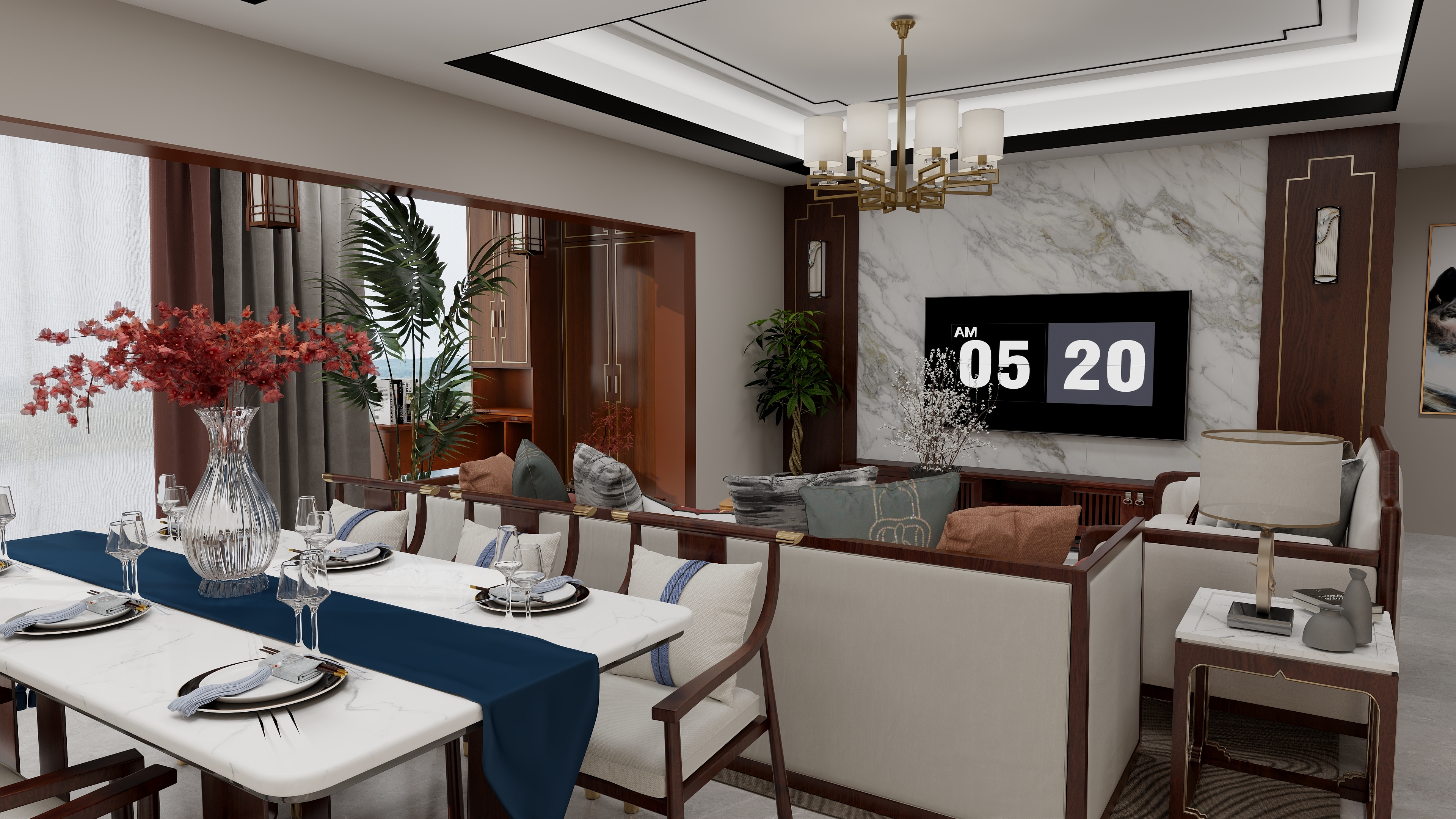 里一昂-隆鑫公园首府装修效果图