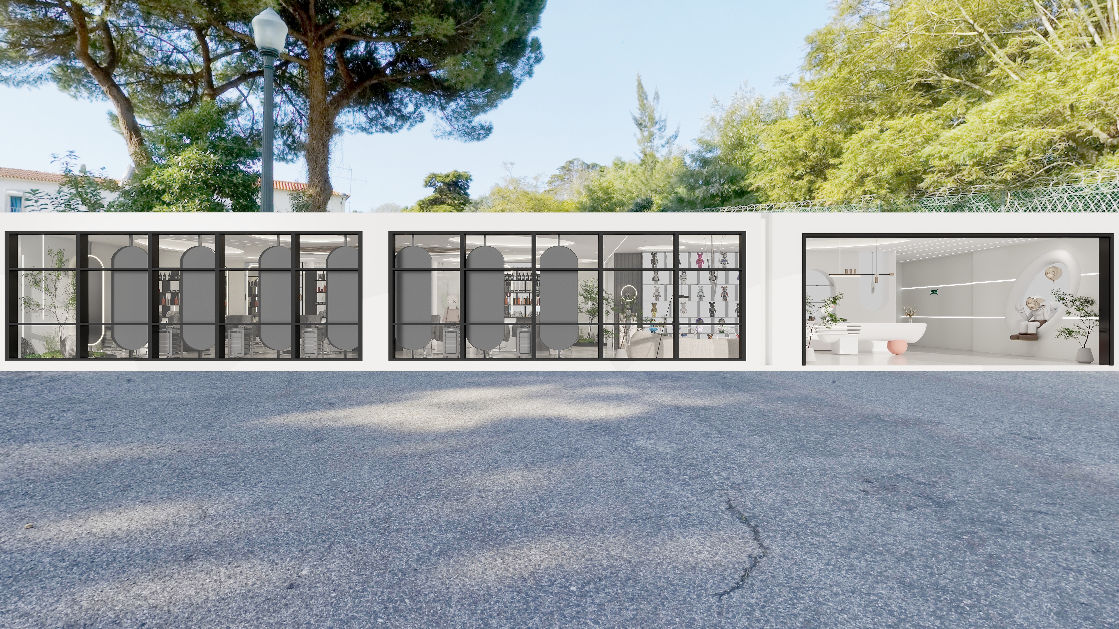 鼠尾草CC-理发店区域-装修设计方案