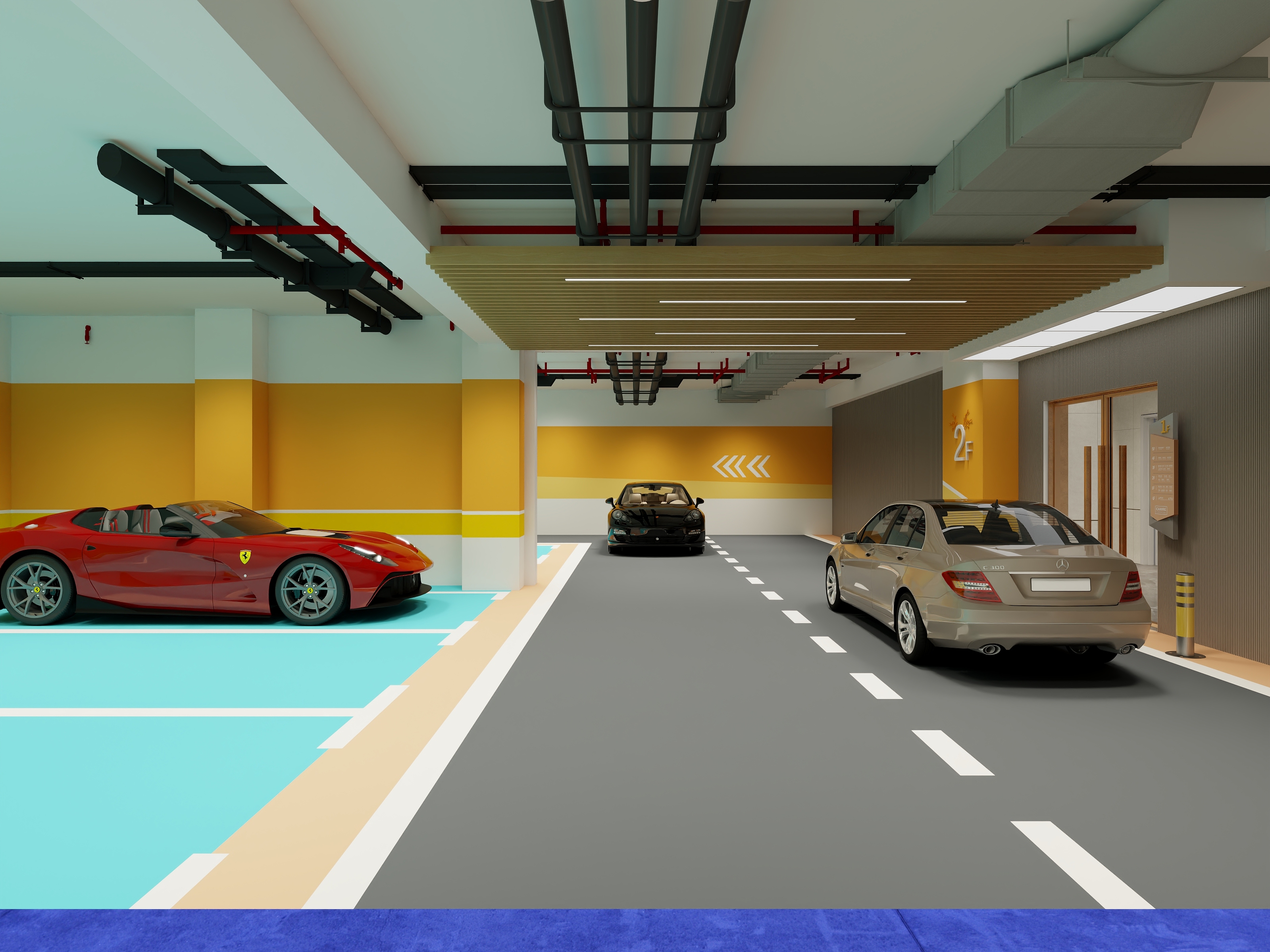 181****1960nWwi-三期商业负三层货梯厅-装修设计方案