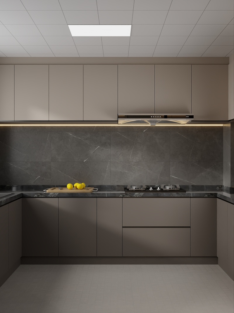 Modern Gray & Black Kitchen Design Ideas