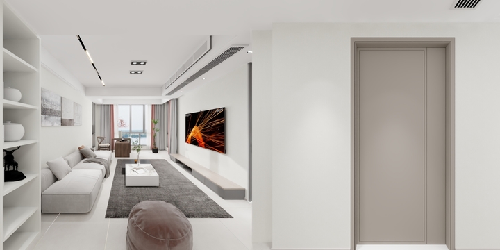 海岸线装饰设计-西岙公寓1404效果图-副本-装修设计方案