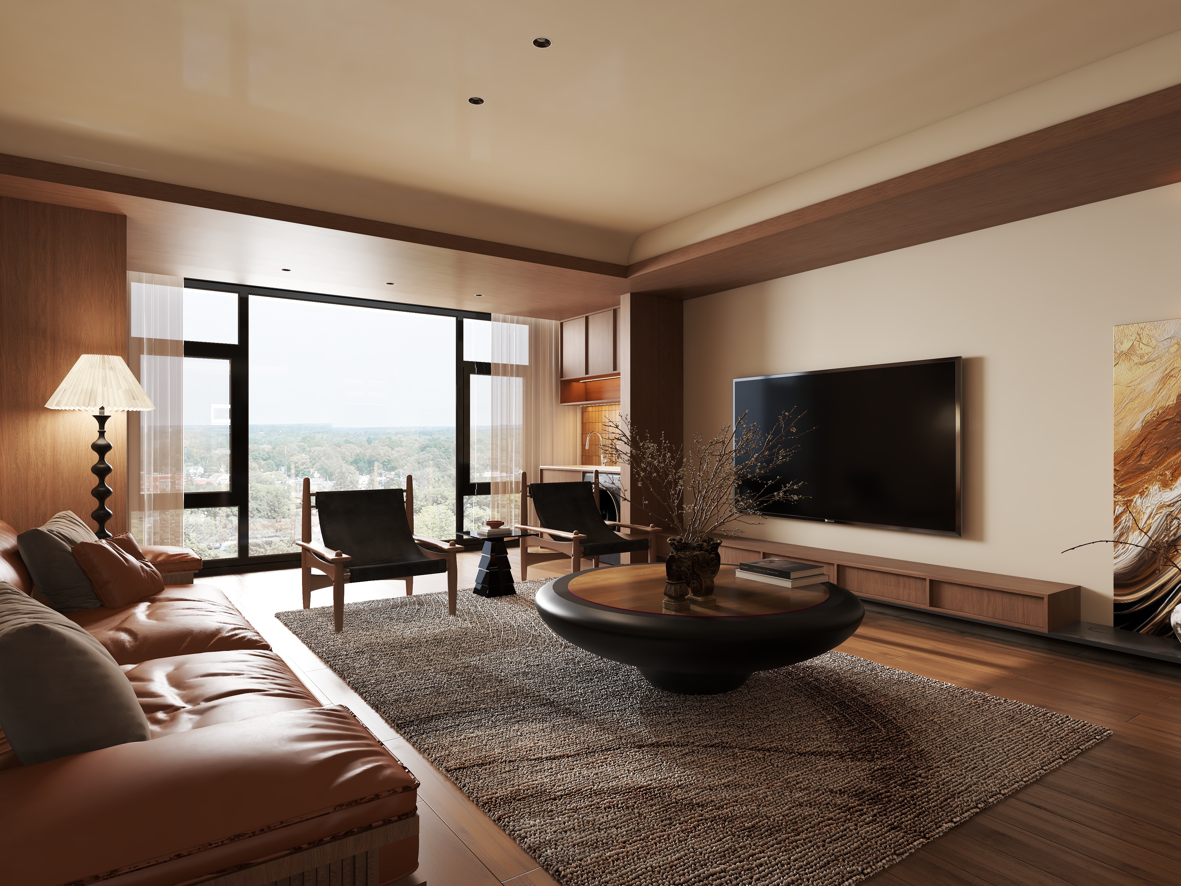 ATONG空间设计-厦门金色阳光143㎡3室-装修设计方案