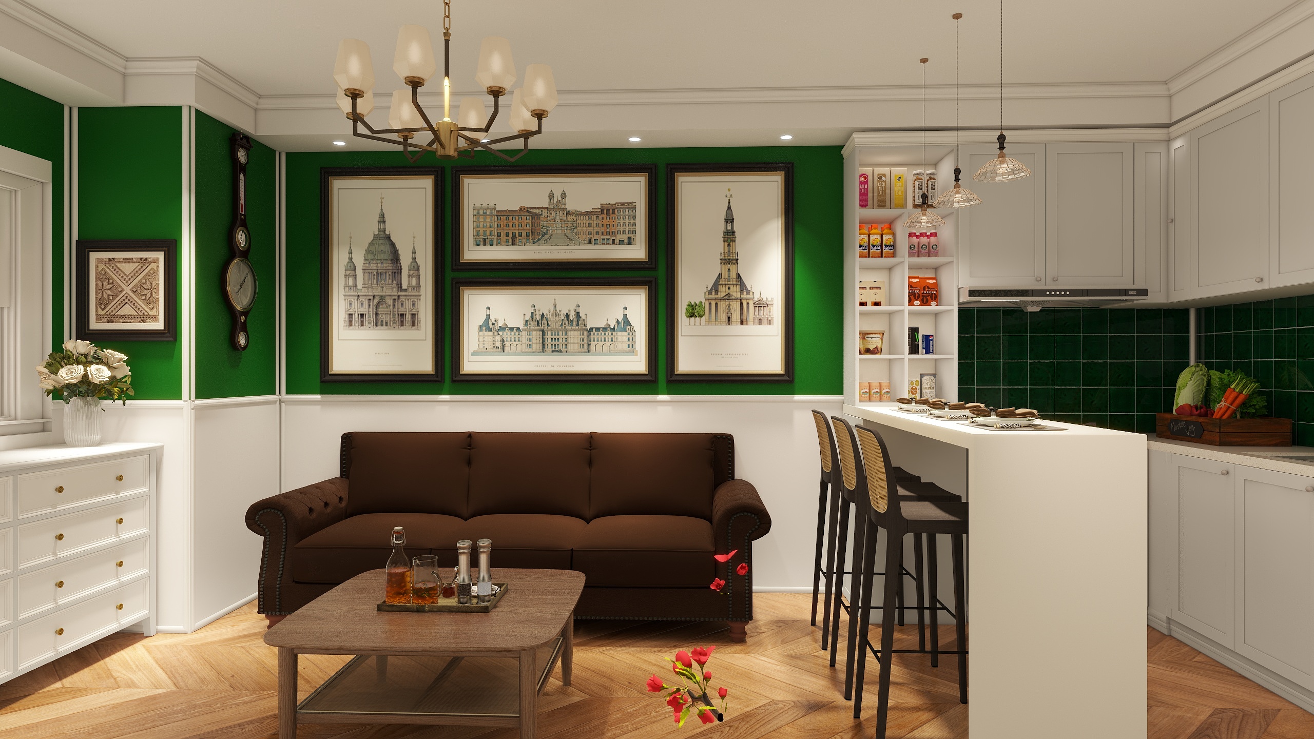 元元OSbD-40平复古1-装修设计方案