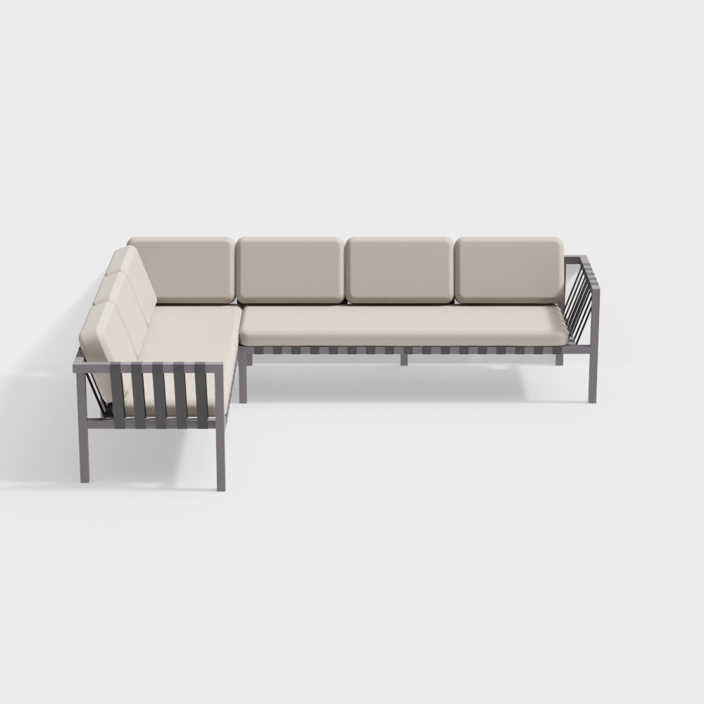 BluDot Seating Sofa Jibe Sectional XL3D模型