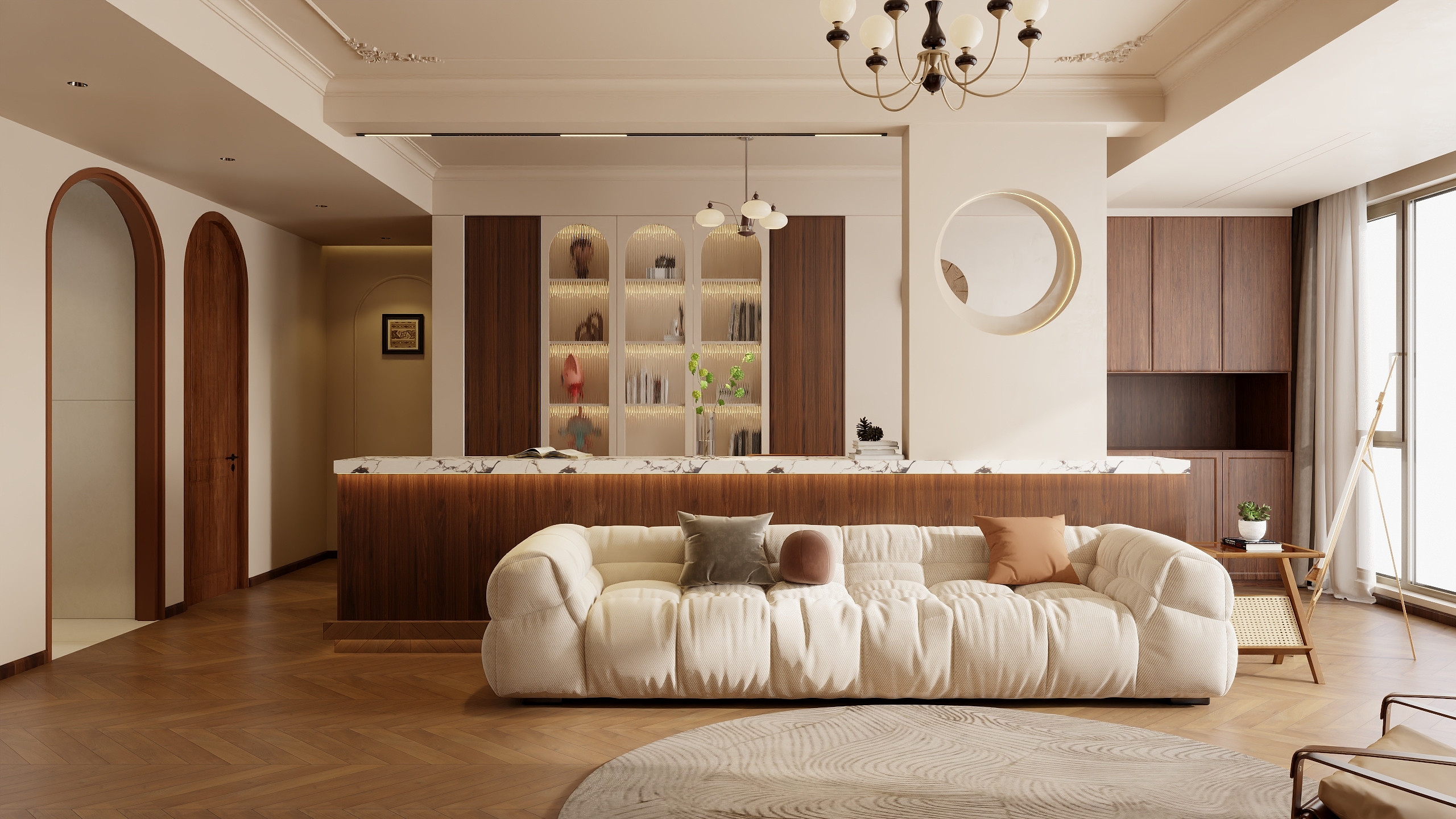 青石空间-中古风观云台136㎡装修效果图