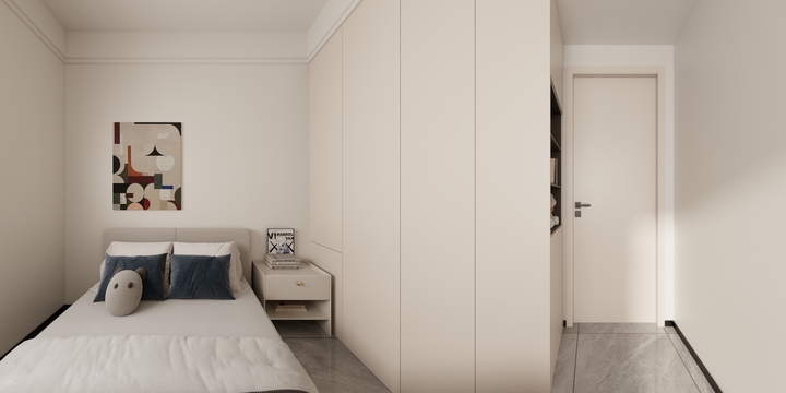 . 北人-现代奶油风-装修设计方案