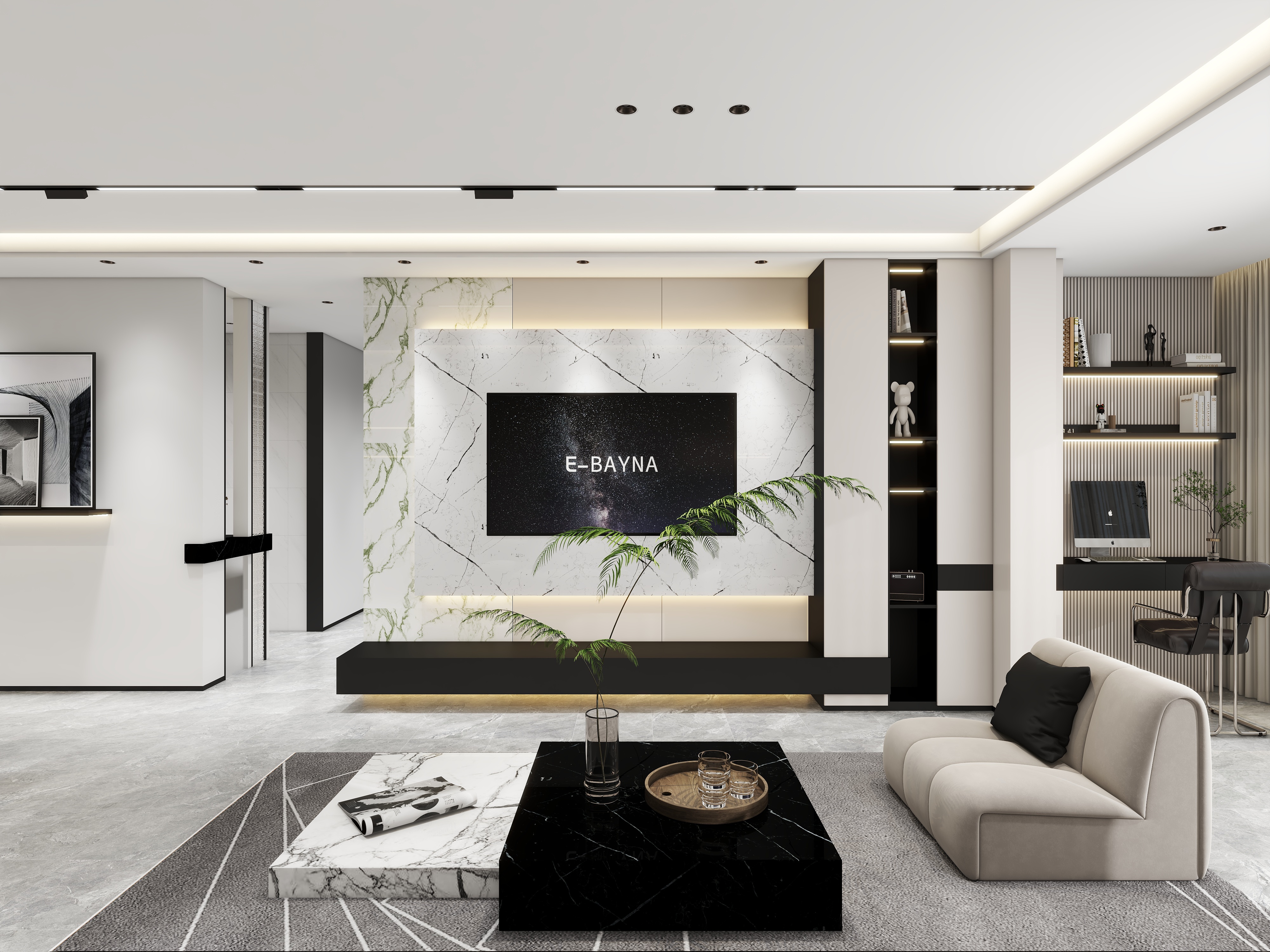 空艺鸣-【浅水半岛】现代风格-装修设计方案