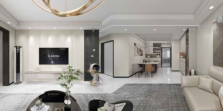 室内设计宋瑞-恒大君庭2号楼1001-装修设计方案