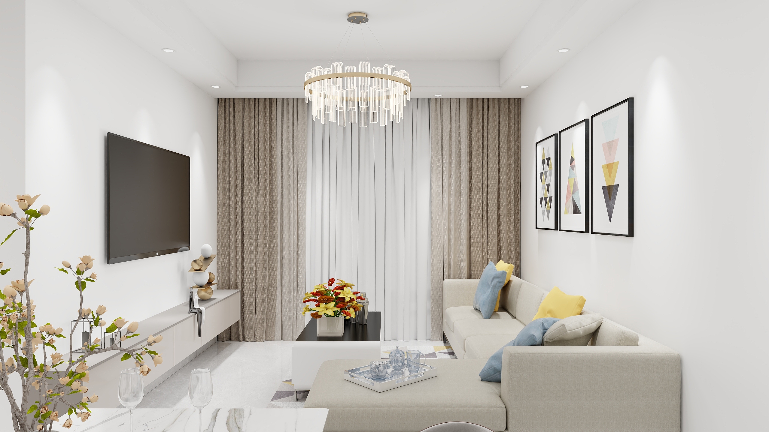 设计师阿燕-博林腾瑞花园76㎡3室-装修设计方案