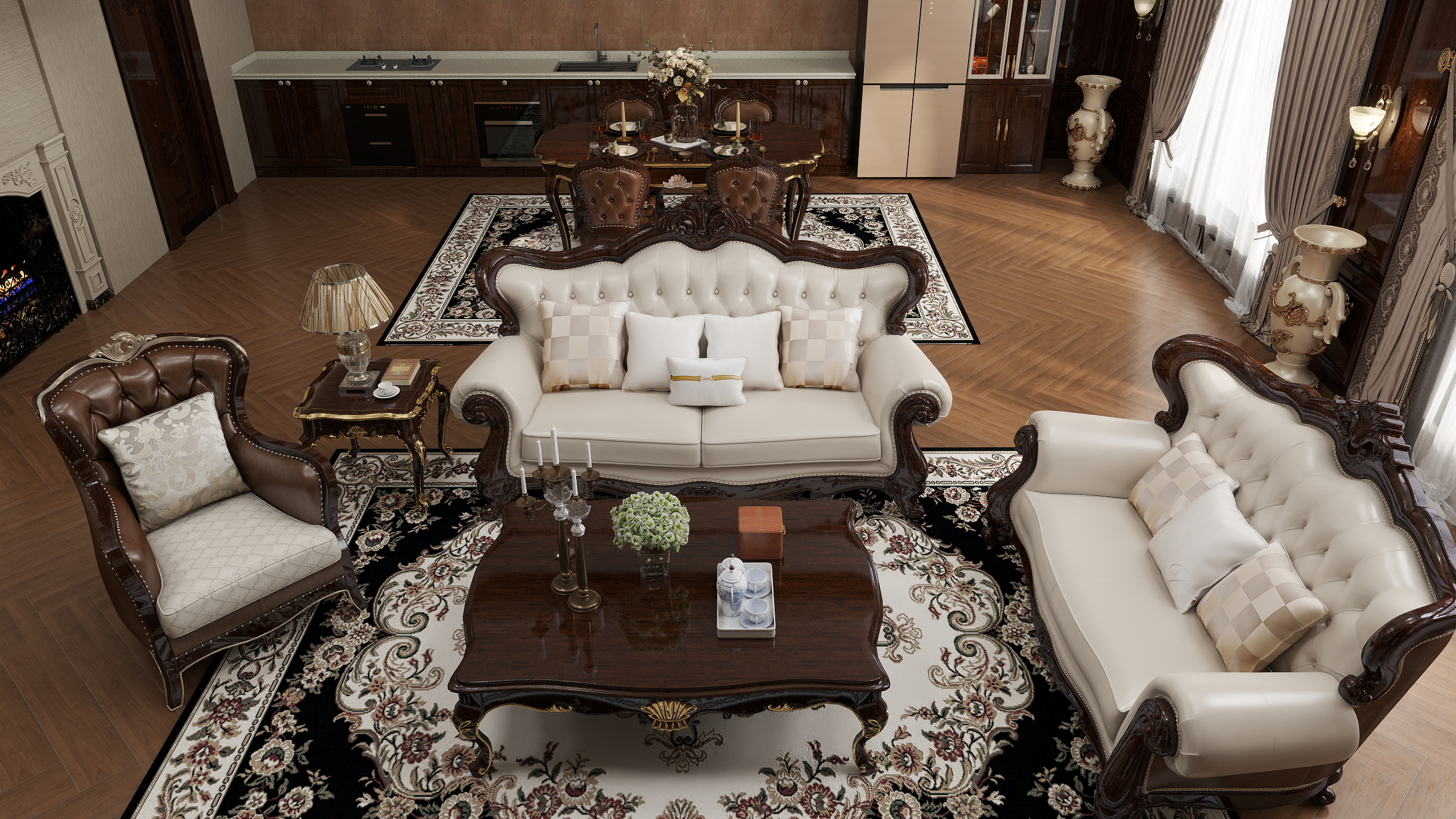 叛逆设计师-复古美国风-装修设计方案