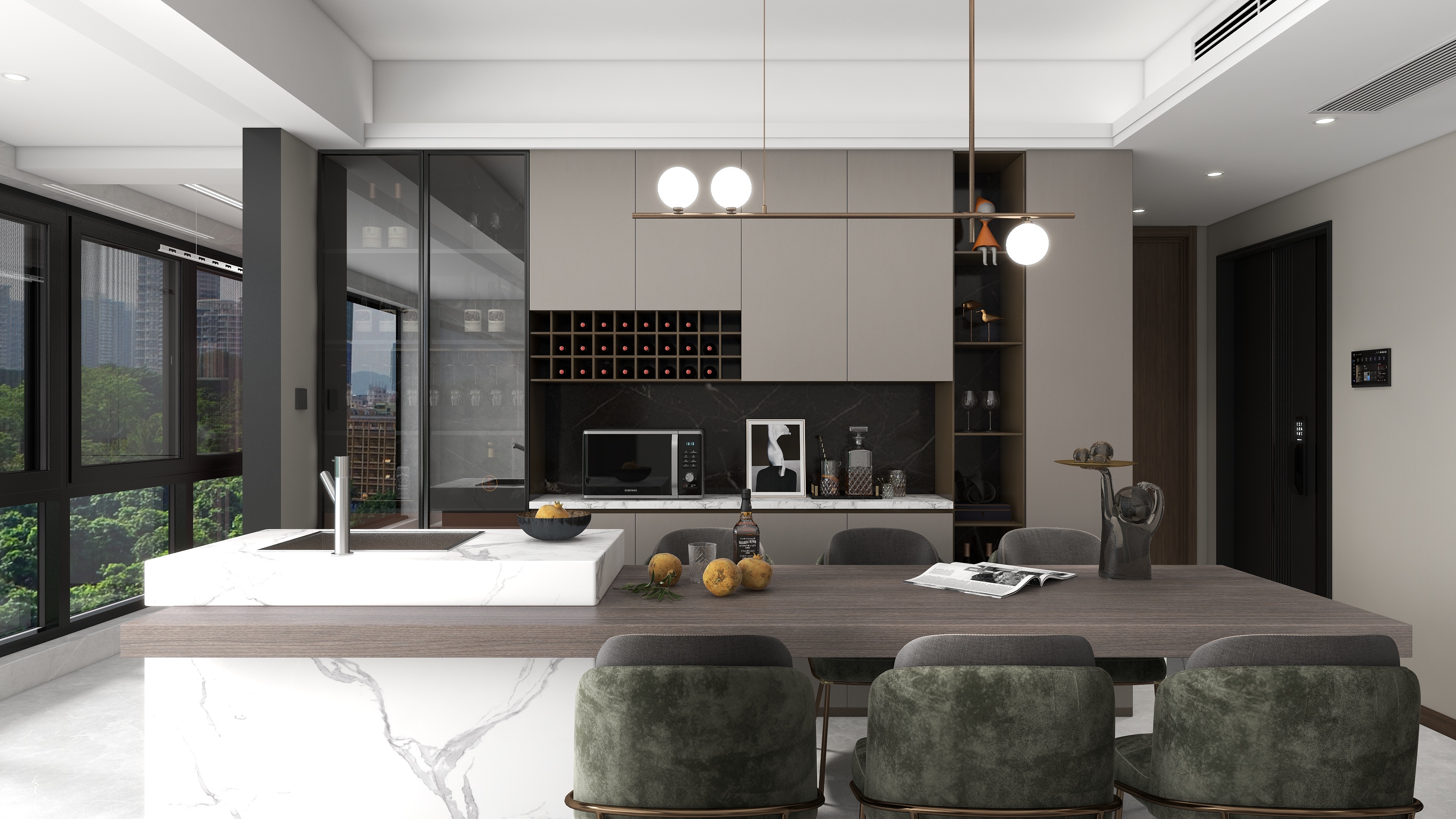 杨奇.-中建.御景峯-134-装修效果图