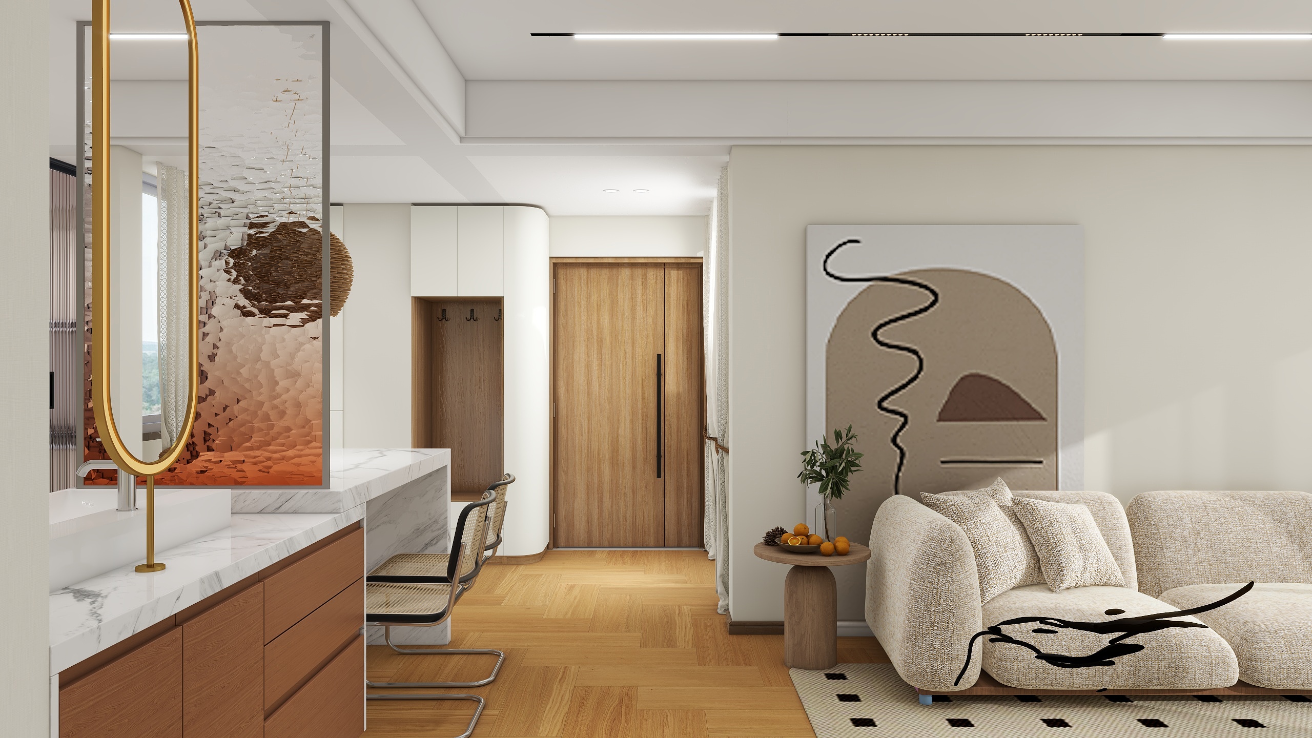 周陈-蓝图名门126平米-装修设计方案