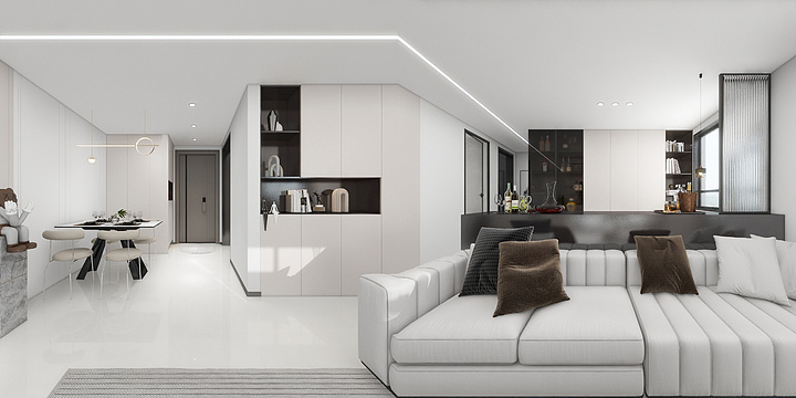 李李呦丶-海璟宸章-96-极简-装修设计方案