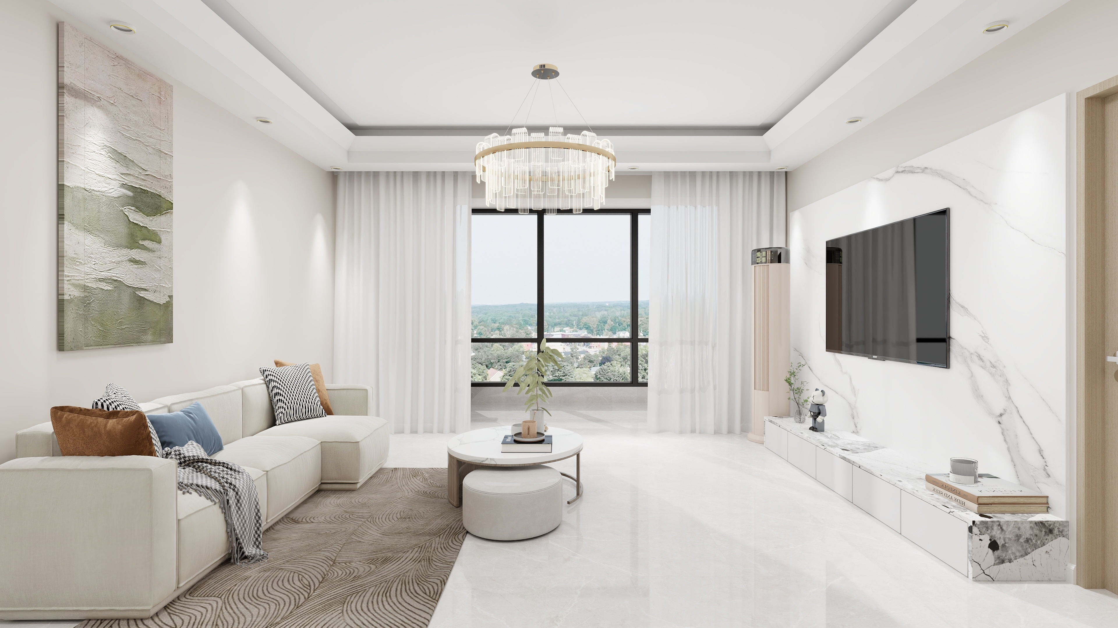 许昌大信-信友天樾148平米4室-装修设计方案