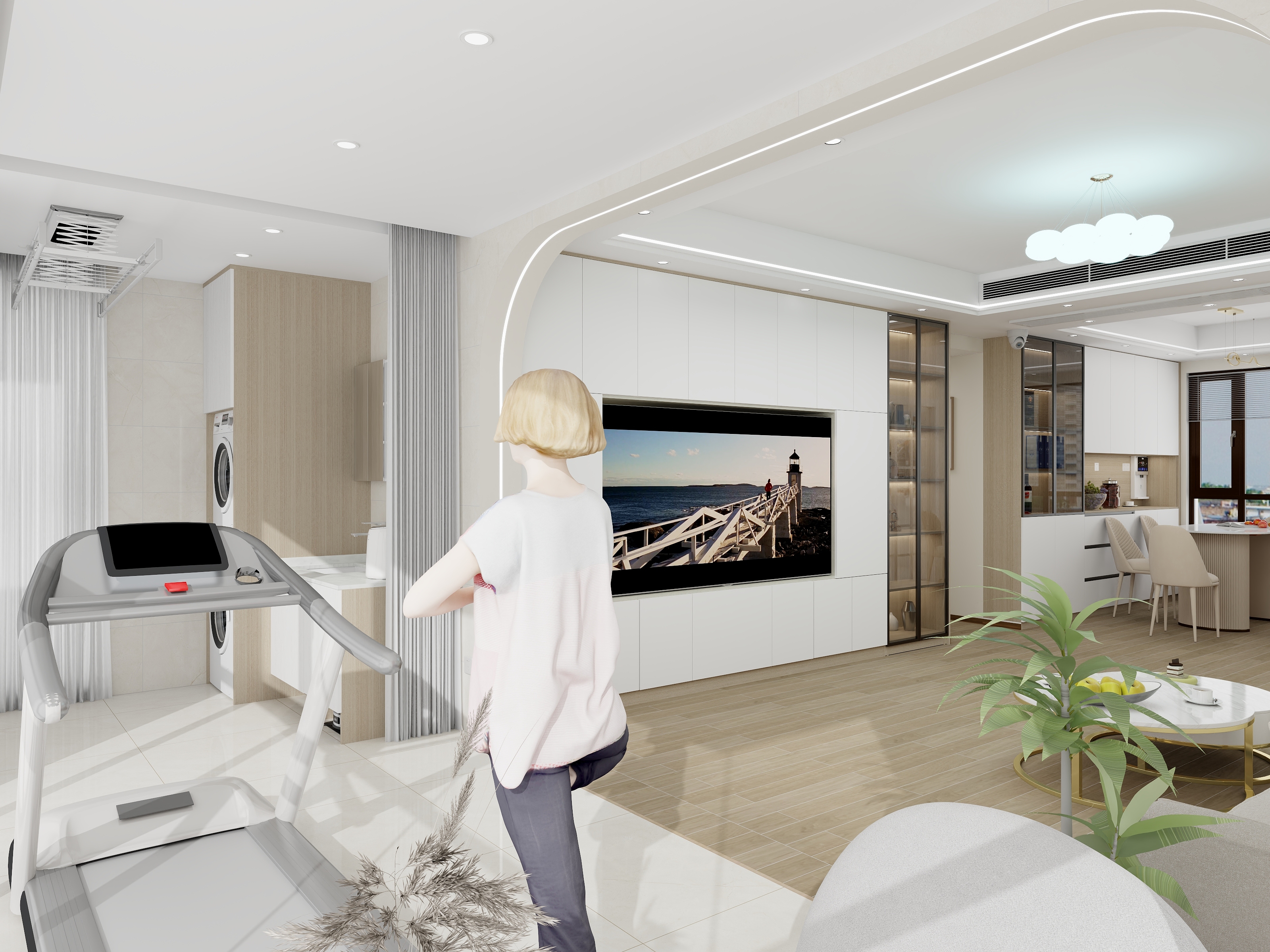 阿金装饰设计-阳光1519云梦州160㎡4室-装修设计方案