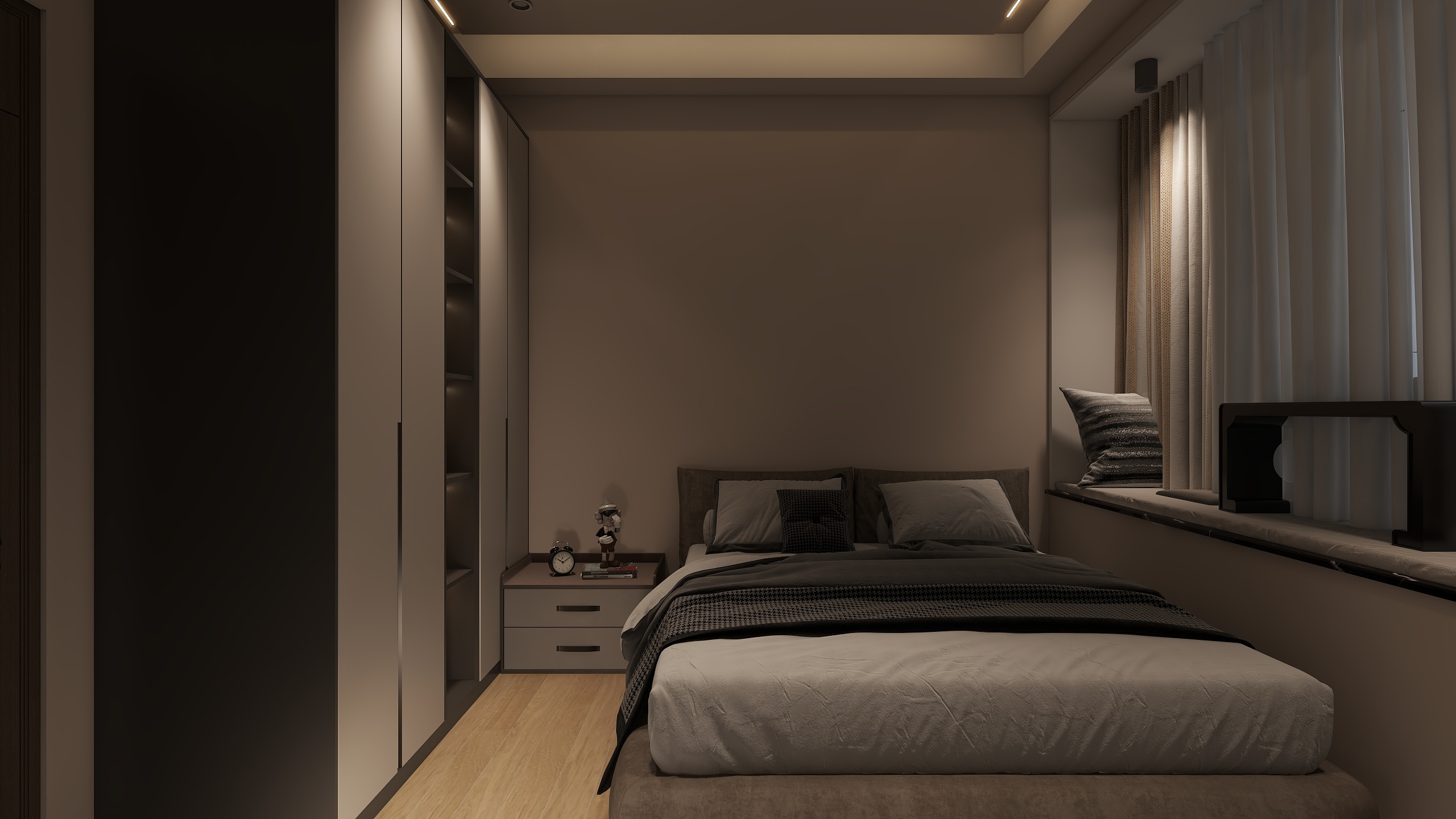 幼稚园园长6-外海龙溪新城简约风格装饰设计装修效果图