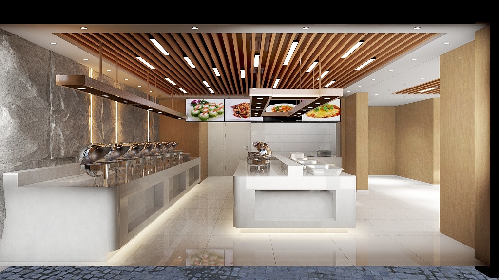 i_am_yz-厨房平面图（北石）效果图二楼方案二-装修设计方案