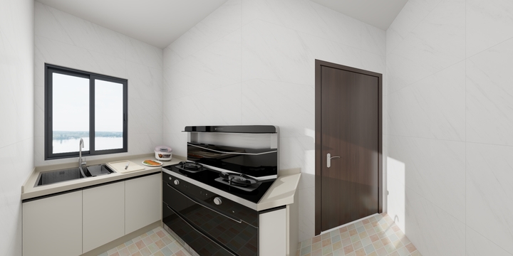 中睿板川整装设计-张海滨-西湖厨房-装修设计方案