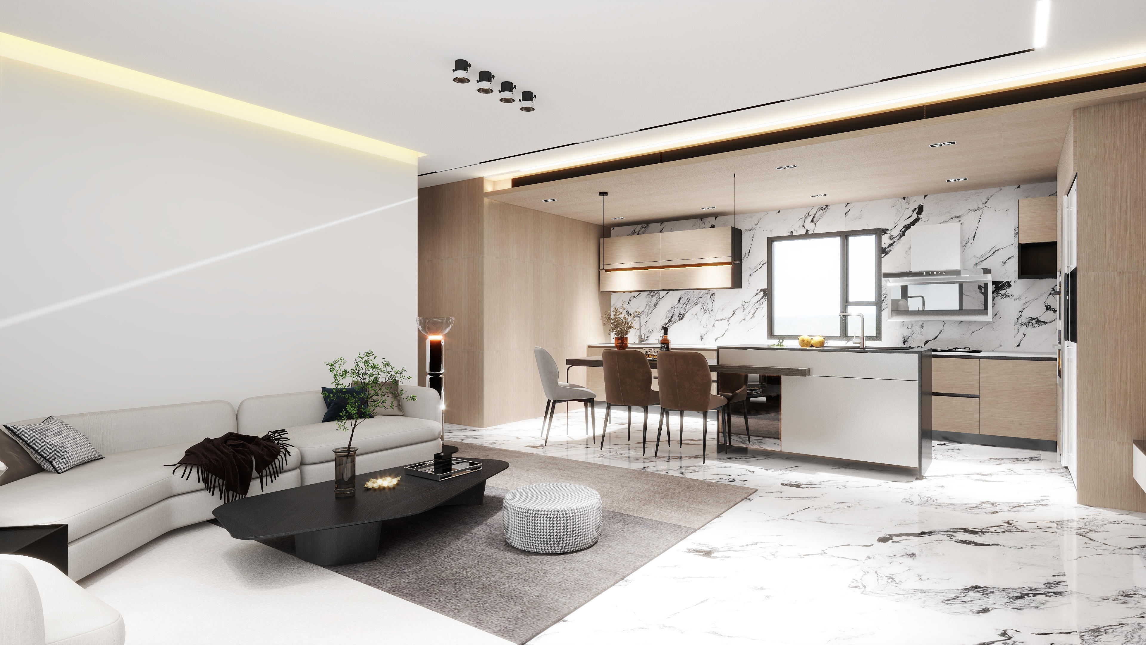 宁昊装饰大牛-120平自建房设计-装修设计方案