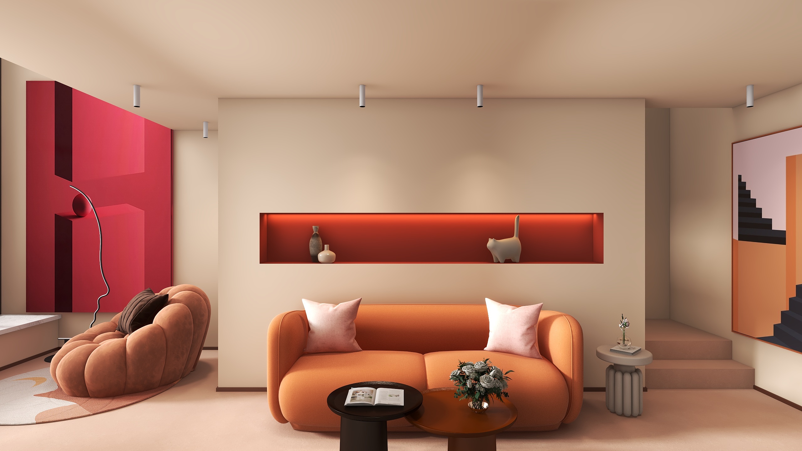 李广飞-单身公寓（2024流行色）-装修设计方案