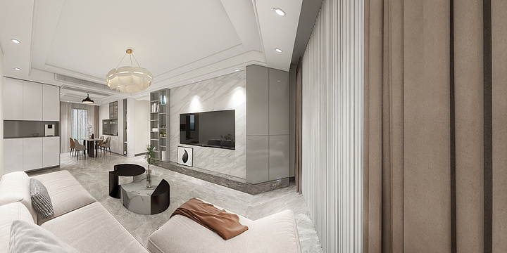 トントン-端州-世贸滨江壹号142㎡-装修设计方案