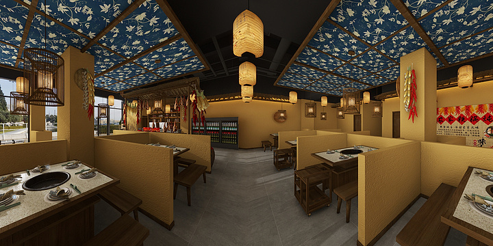 吉美设计小徐-宋城将军故里地锅鸡-装修设计方案